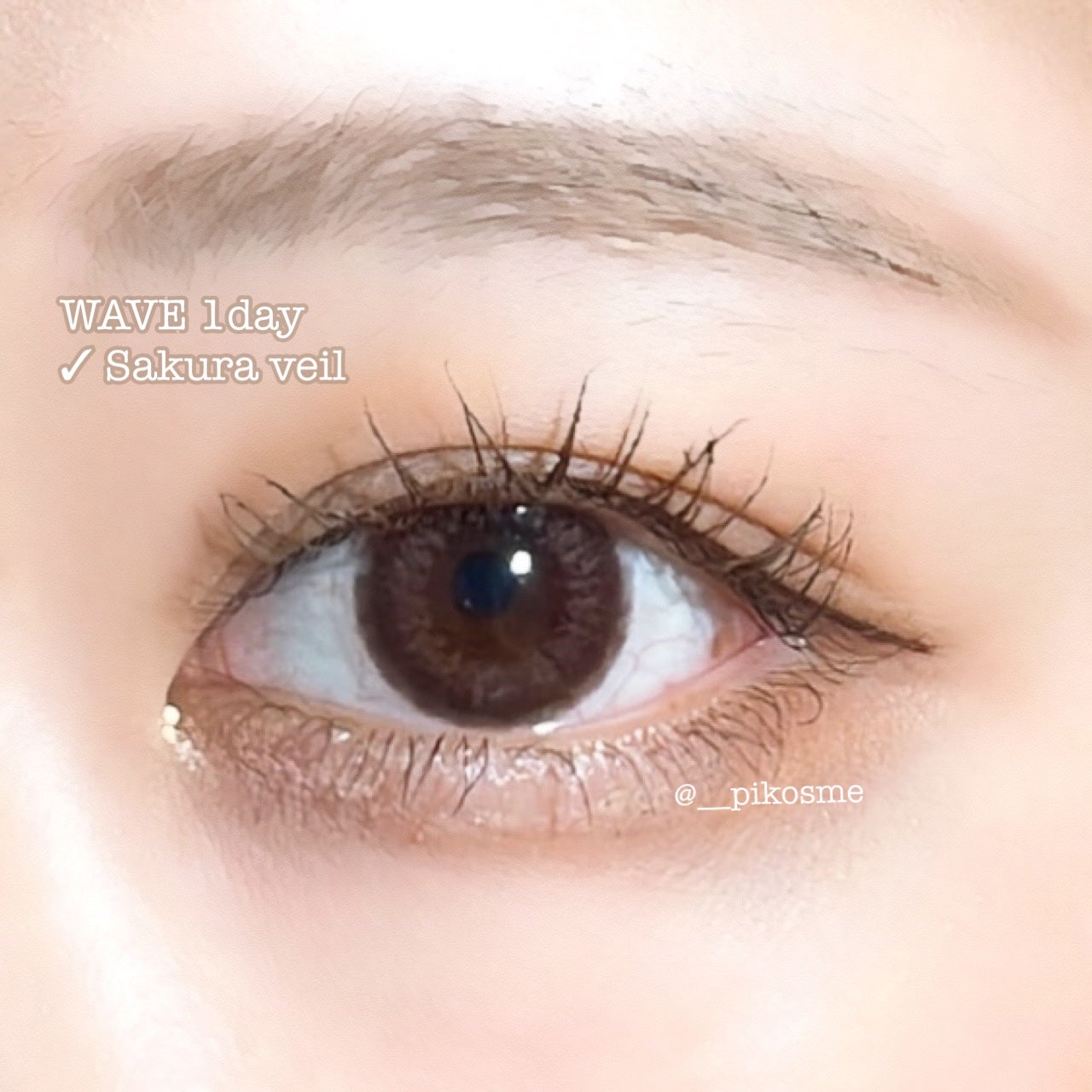 WAVEワンデー UV リング プラス フラワーコレクション/WAVE/ワンデー(1DAY)カラコンを使ったクチコミ(4枚目)