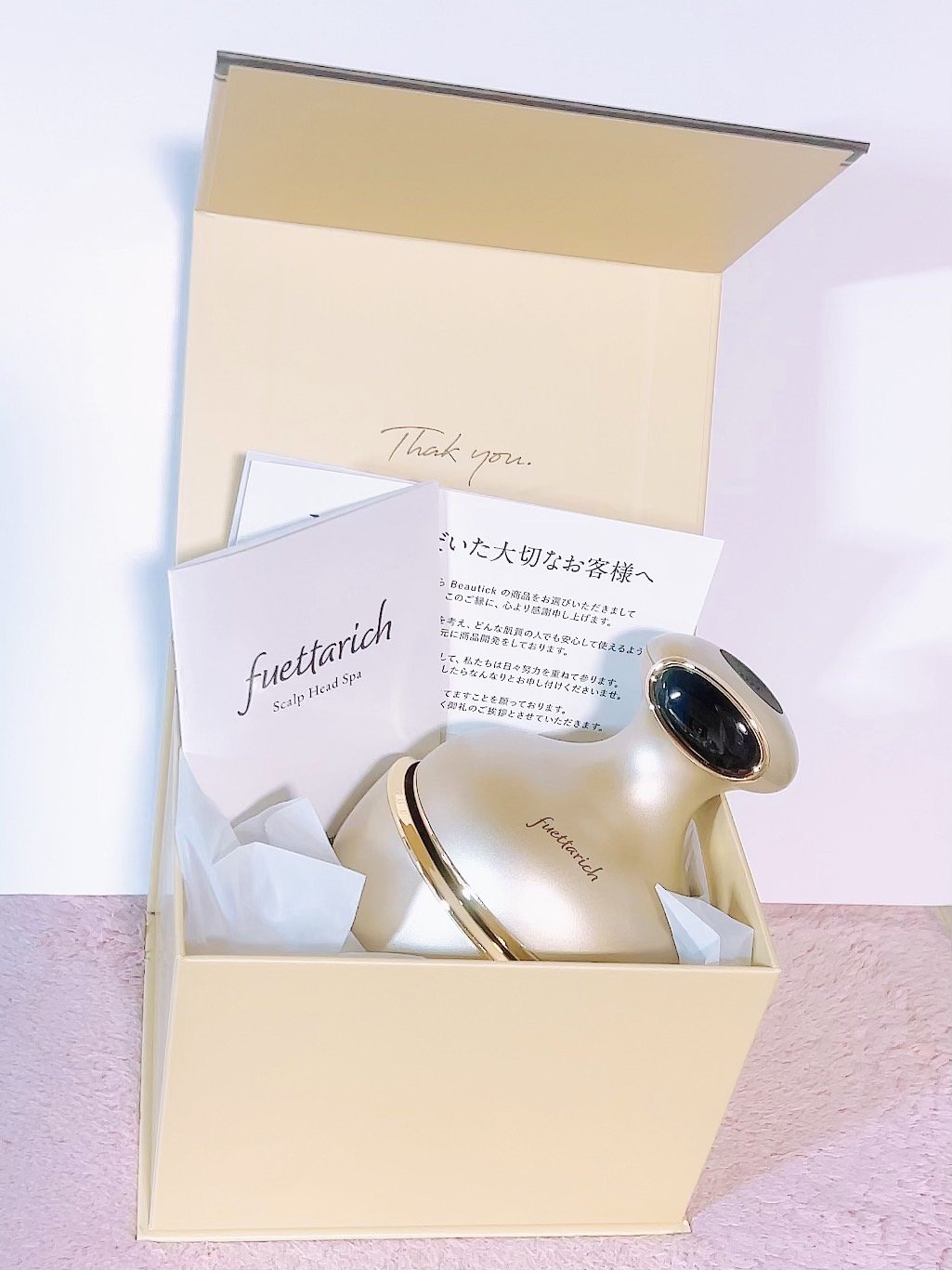 スカルプ ヘッドスパ/fuettarich (フエッタリッチ)/ヘッドマッサージャーを使ったクチコミ（1枚目）