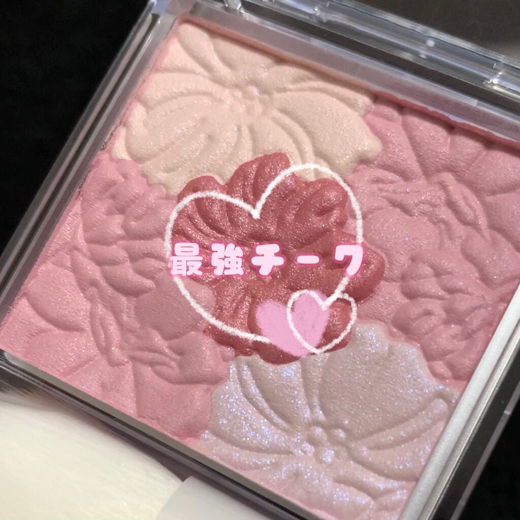 グロウフルールチークス/キャンメイク/パウダーチークを使ったクチコミ(1枚目)