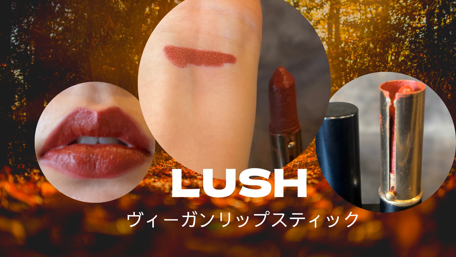 ヴィーガンリップスティック/ラッシュ/口紅を使ったクチコミ（1枚目）