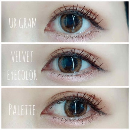 UR GLAM VELVET EYE COLOR PALETTE/U R GLAM/アイシャドウパレットを使ったクチコミ(1枚目)