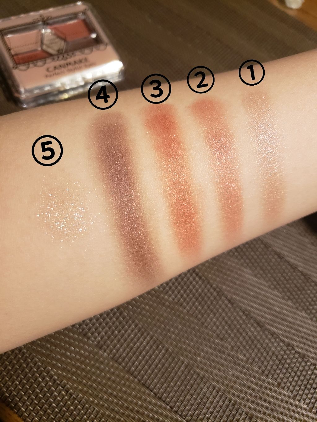 【旧品】パーフェクトスタイリストアイズ/キャンメイク/アイシャドウパレットを使ったクチコミ（3枚目）