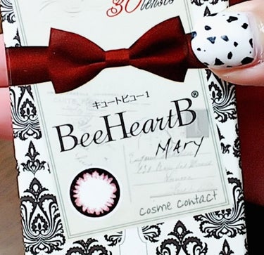 BeeHeartB BeeHeartB	メアリーのクチコミ「今日はカラコンの紹介です。
ビーハートビー メアリー ブラックピンク(度あり)

以前は度あり.....」（1枚目）