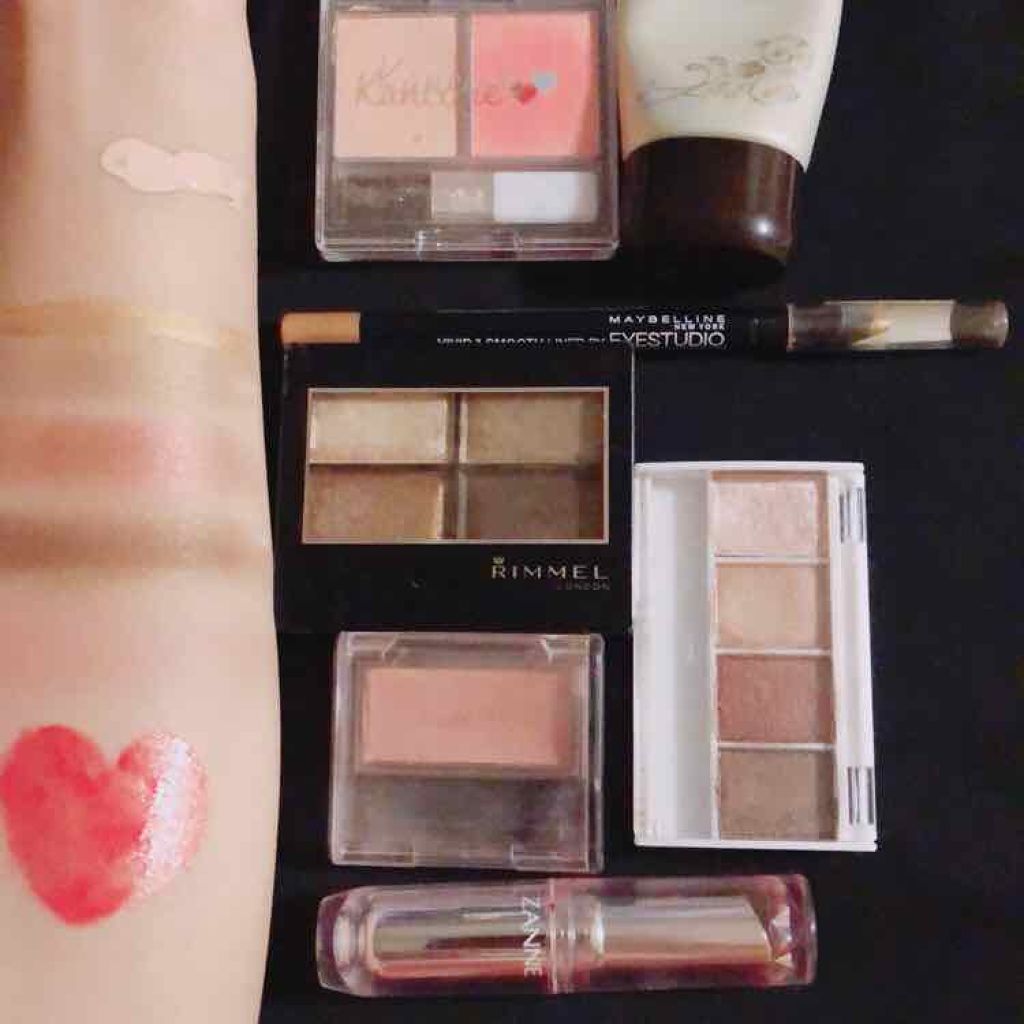 ラスティンググロスリップ/CEZANNE/口紅を使ったクチコミ（2枚目）