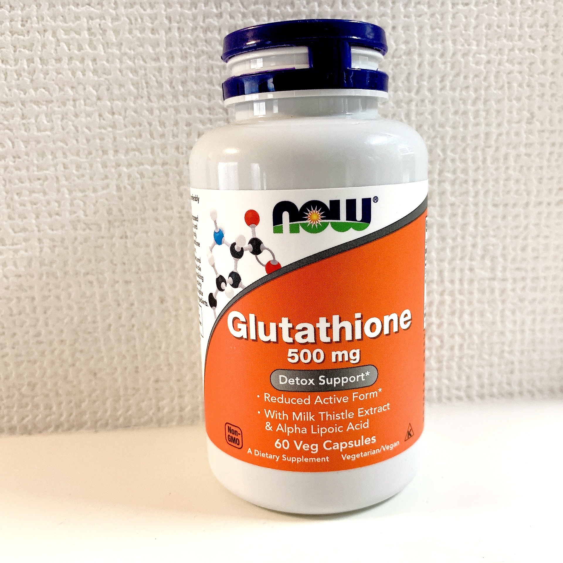 グルタチオン 500mg/Now Foods/健康サプリメントを使ったクチコミ（1枚目）