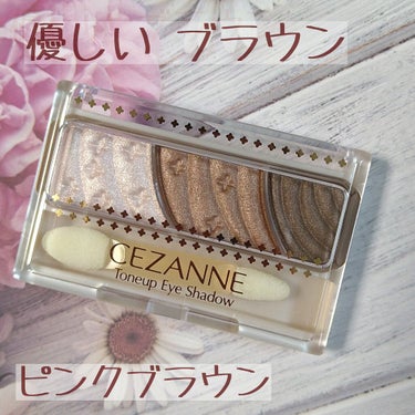 トーンアップアイシャドウ/CEZANNE/アイシャドウパレットを使ったクチコミ（1枚目）