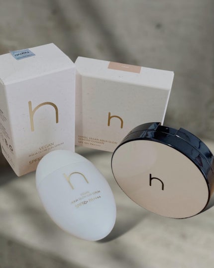 ヴィーガンアクアゼロフィットクッション/HAMEL/クッションファンデーションを使ったクチコミ(9枚目)