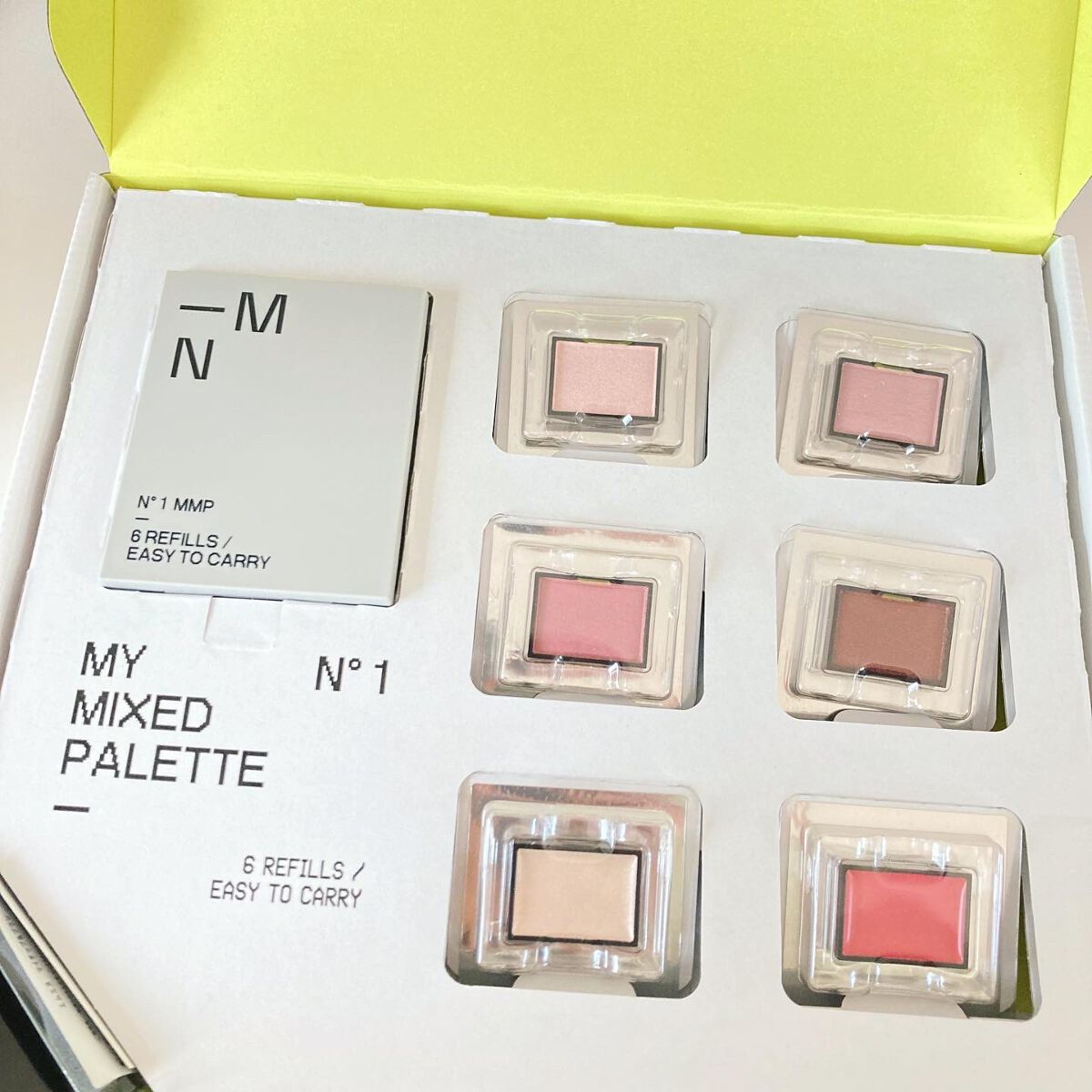 MY MIXED PALETTE 6色カスタムパレット 01 MOON LIGHT/MN/マルチパレットを使ったクチコミ（2枚目）