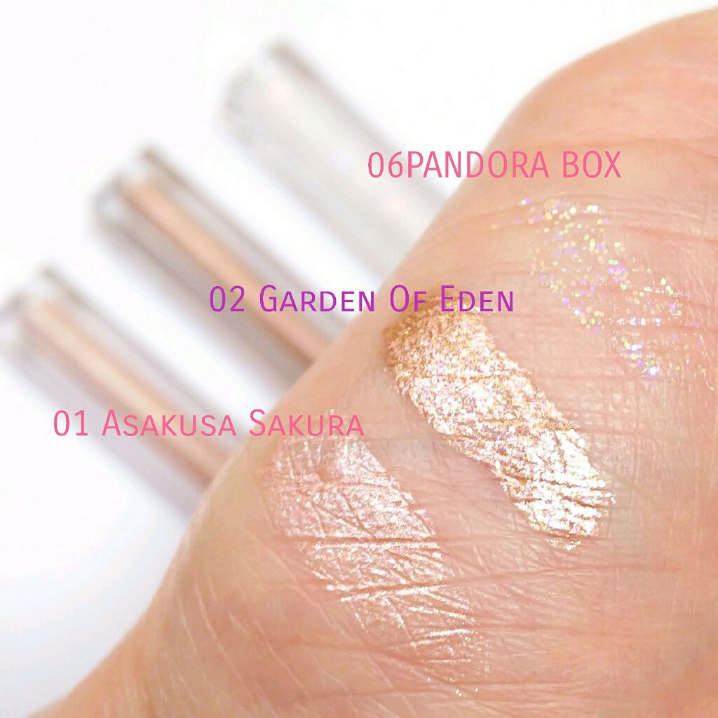 ダイヤモンドシリーズ 星空リキッドアイシャドウ/ZEESEA/リキッドアイシャドウを使ったクチコミ（3枚目）