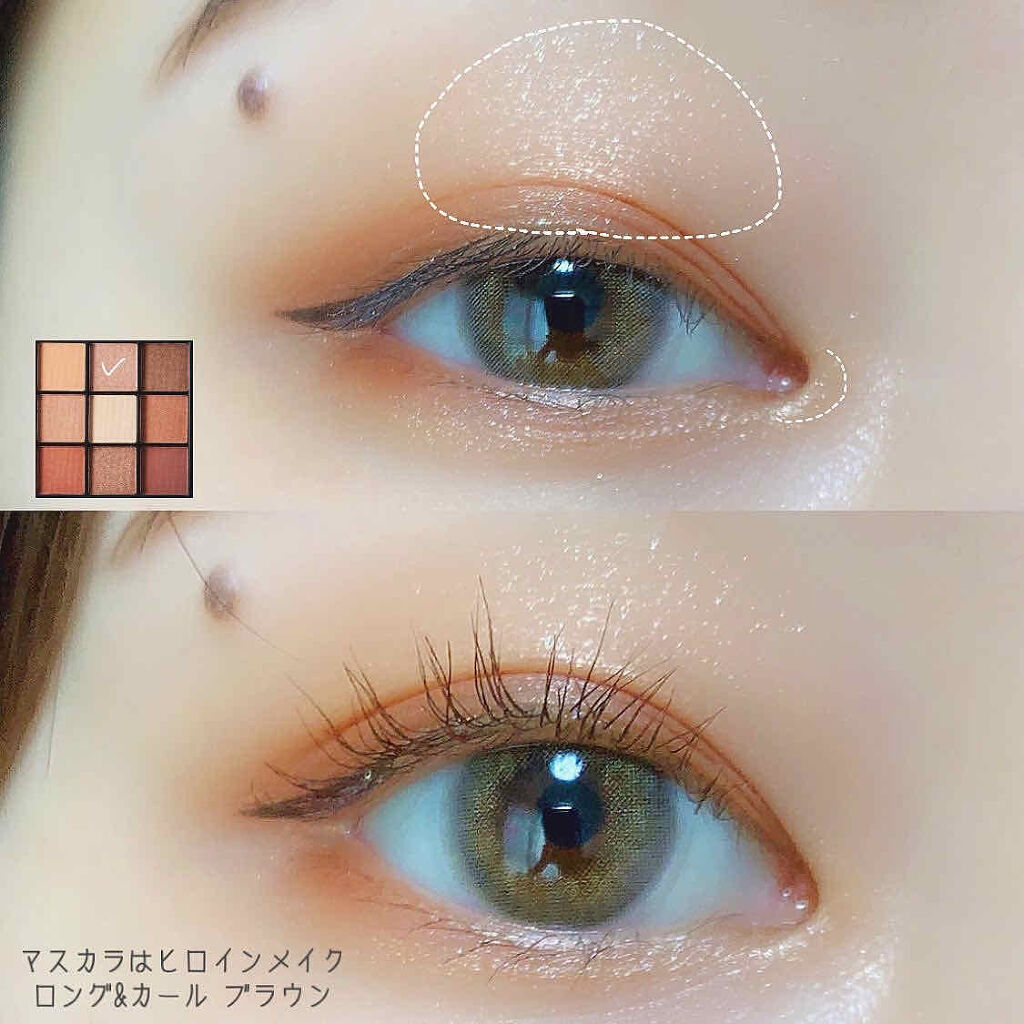 UR GLAM　BLOOMING EYE COLOR PALETTE/U R GLAM/アイシャドウパレットを使ったクチコミ（3枚目）