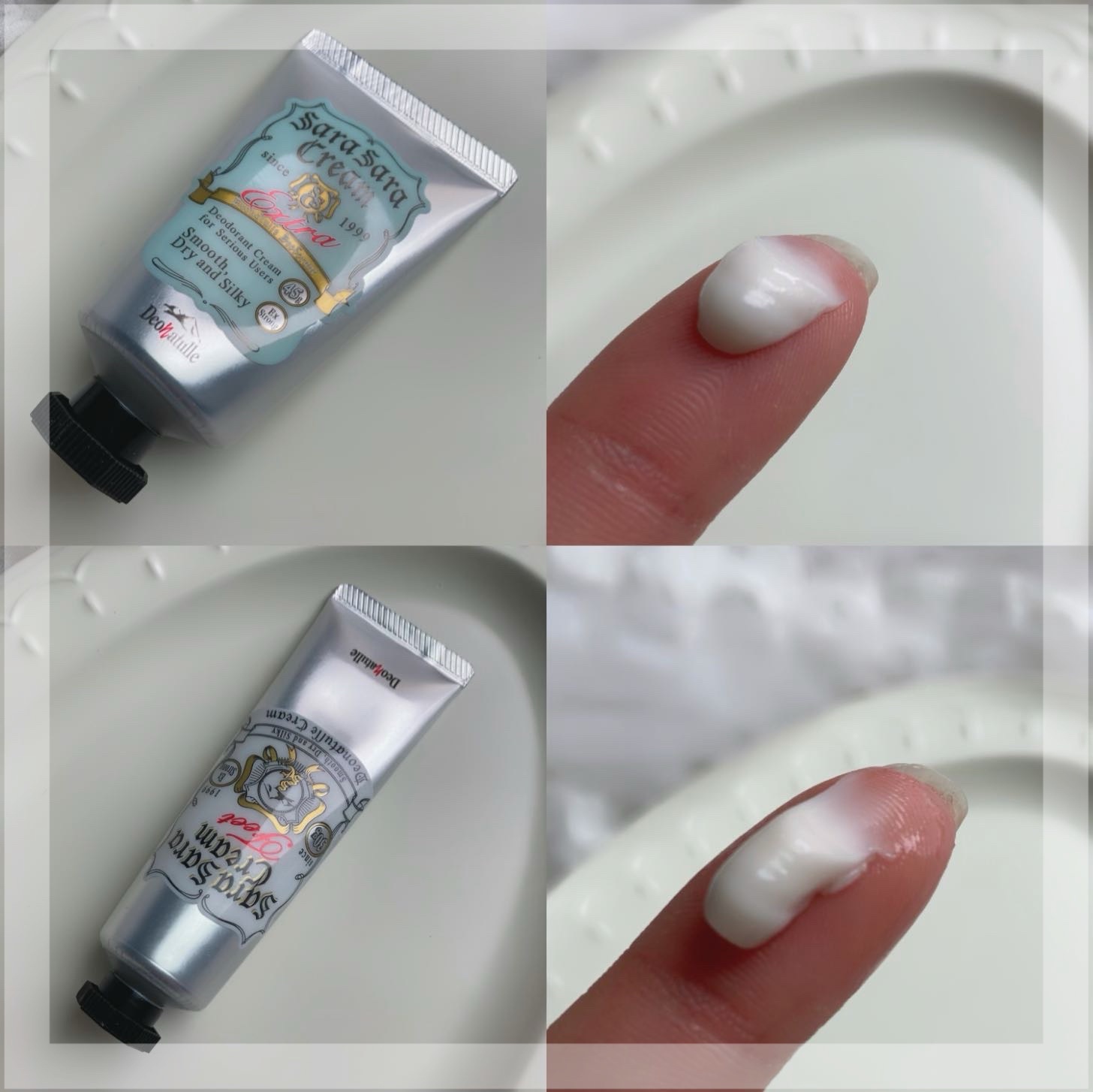 薬用足指さらさらクリーム/デオナチュレ/デオドラント・制汗剤を使ったクチコミ（2枚目）