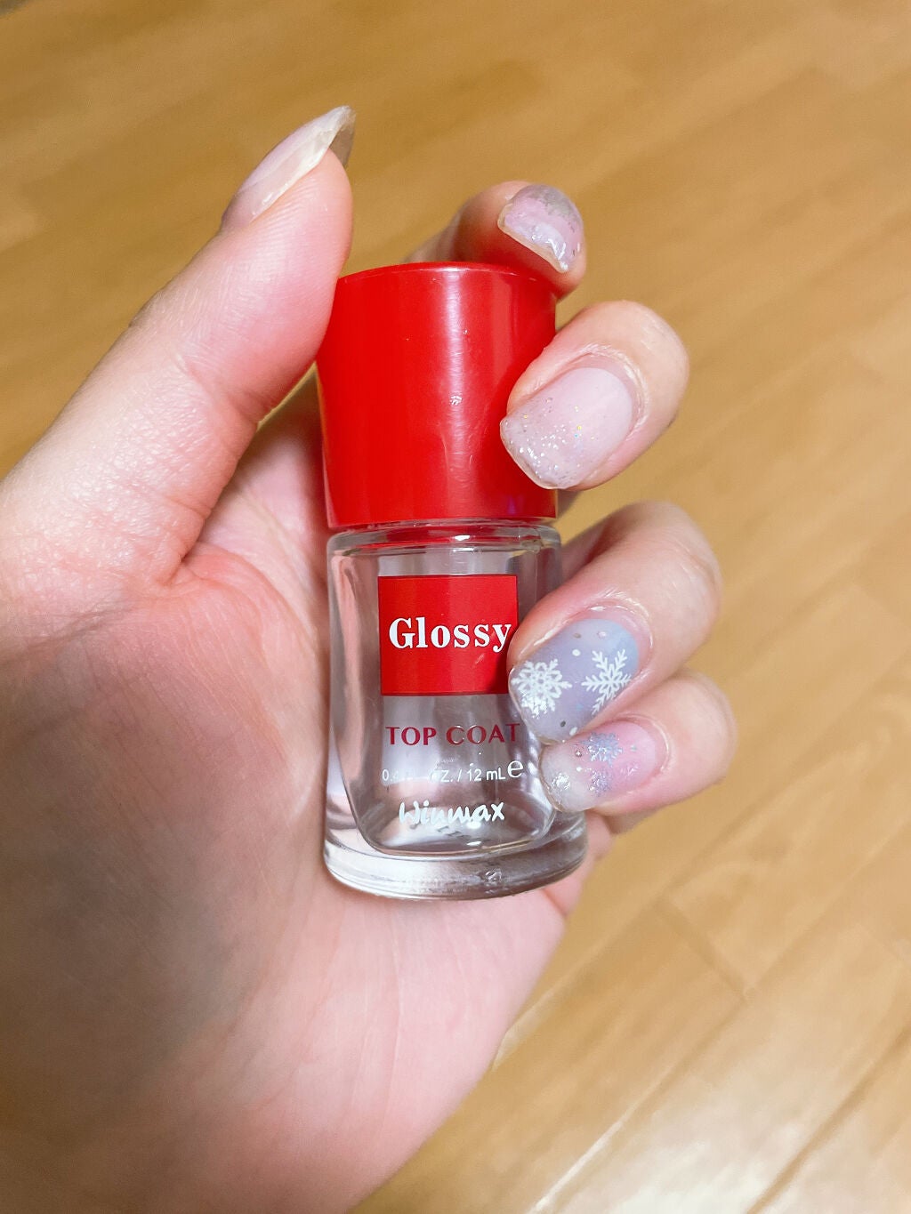 貼るジェルネイル/セリア/ネイルシールを使ったクチコミ(2枚目)