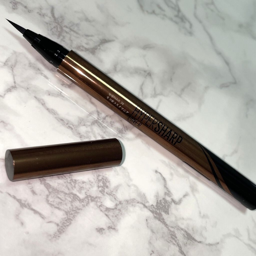 ハイパーシャープ ライナー R/MAYBELLINE NEW YORK/リキッドアイライナーを使ったクチコミ(3枚目)
