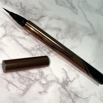 ハイパーシャープ ライナー R BR-2 ブラウンブラック/MAYBELLINE NEW YORK/リキッドアイライナーを使ったクチコミ(3枚目)