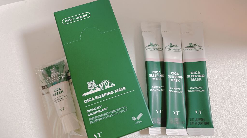 CICA スリーピングマスク/VT/シートマスク・パックを使ったクチコミ（1枚目）