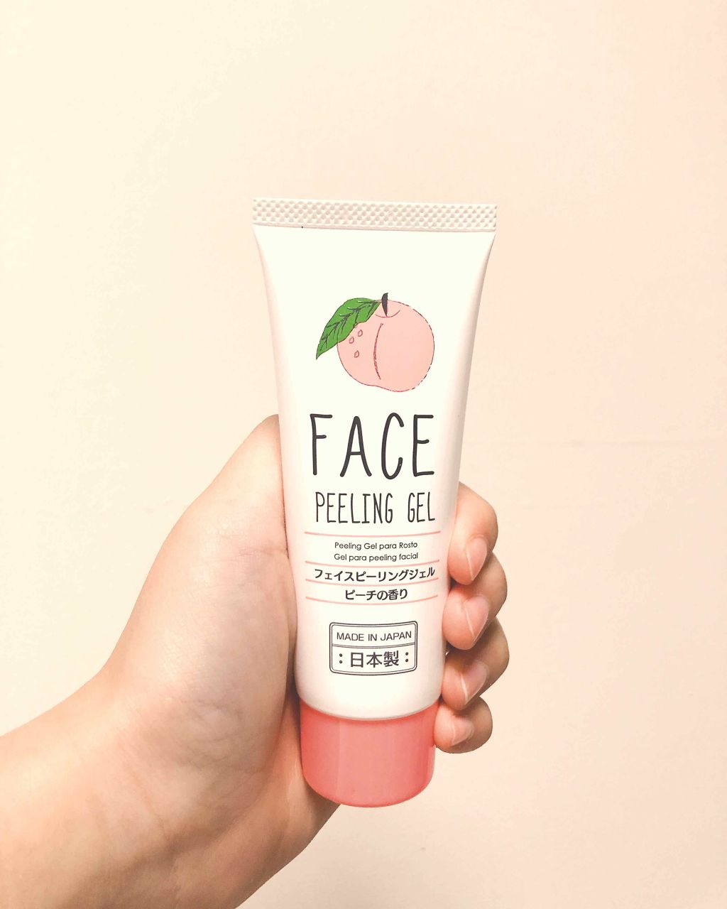 フェイスピーリングジェル ピーチの香り/DAISO/ピーリングを使ったクチコミ（1枚目）