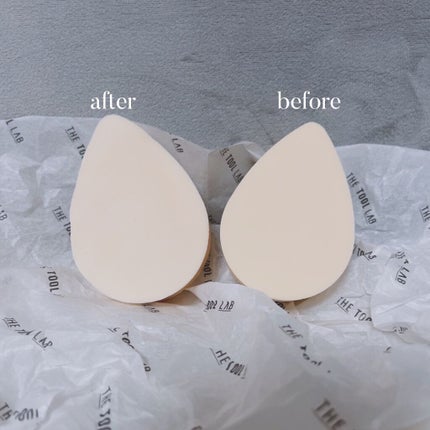 ハイドロ メイクアップスポンジ ウォータードロップ/THE TOOL LAB/パフ・スポンジを使ったクチコミ(2枚目)