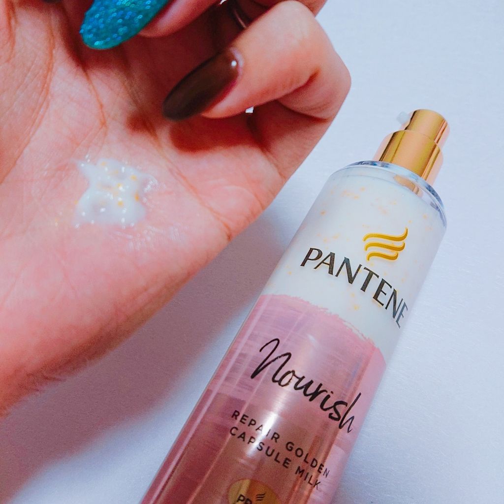 リペアー ゴールデン カプセル ミルク/パンテーン/ヘアミルクを使ったクチコミ(2枚目)
