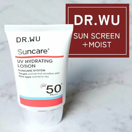 サンスクリーン+  モイスト日焼け止め<日焼け止め>/DR.WU/日焼け止めクリームを使ったクチコミ(1枚目)