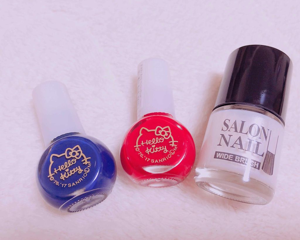 サンリオネイル/DAISO/マニキュアを使ったクチコミ(2枚目)