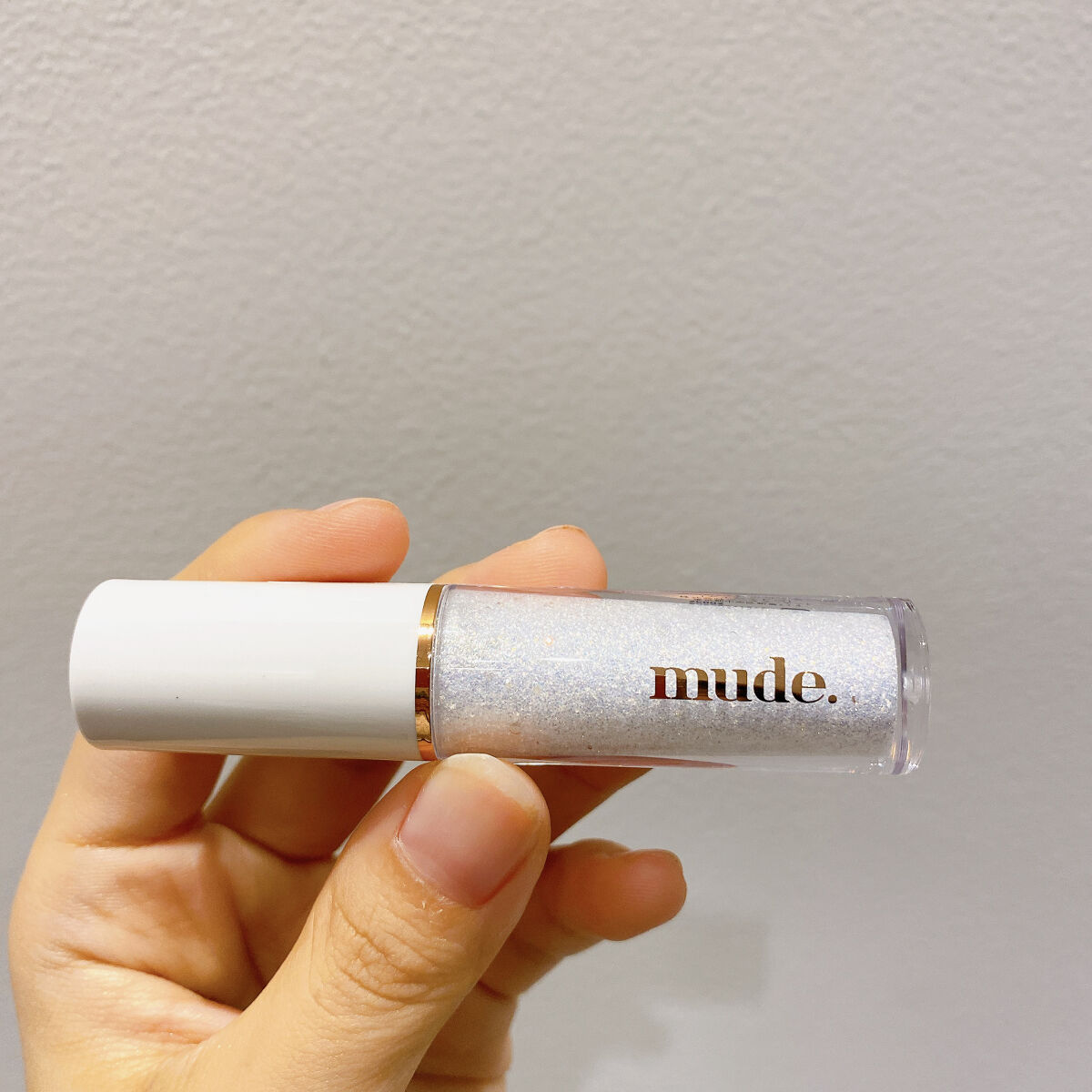 MD ドリーミーグリッター 02 GOLD ​GLORY/mude./グリッターを使ったクチコミ（1枚目）