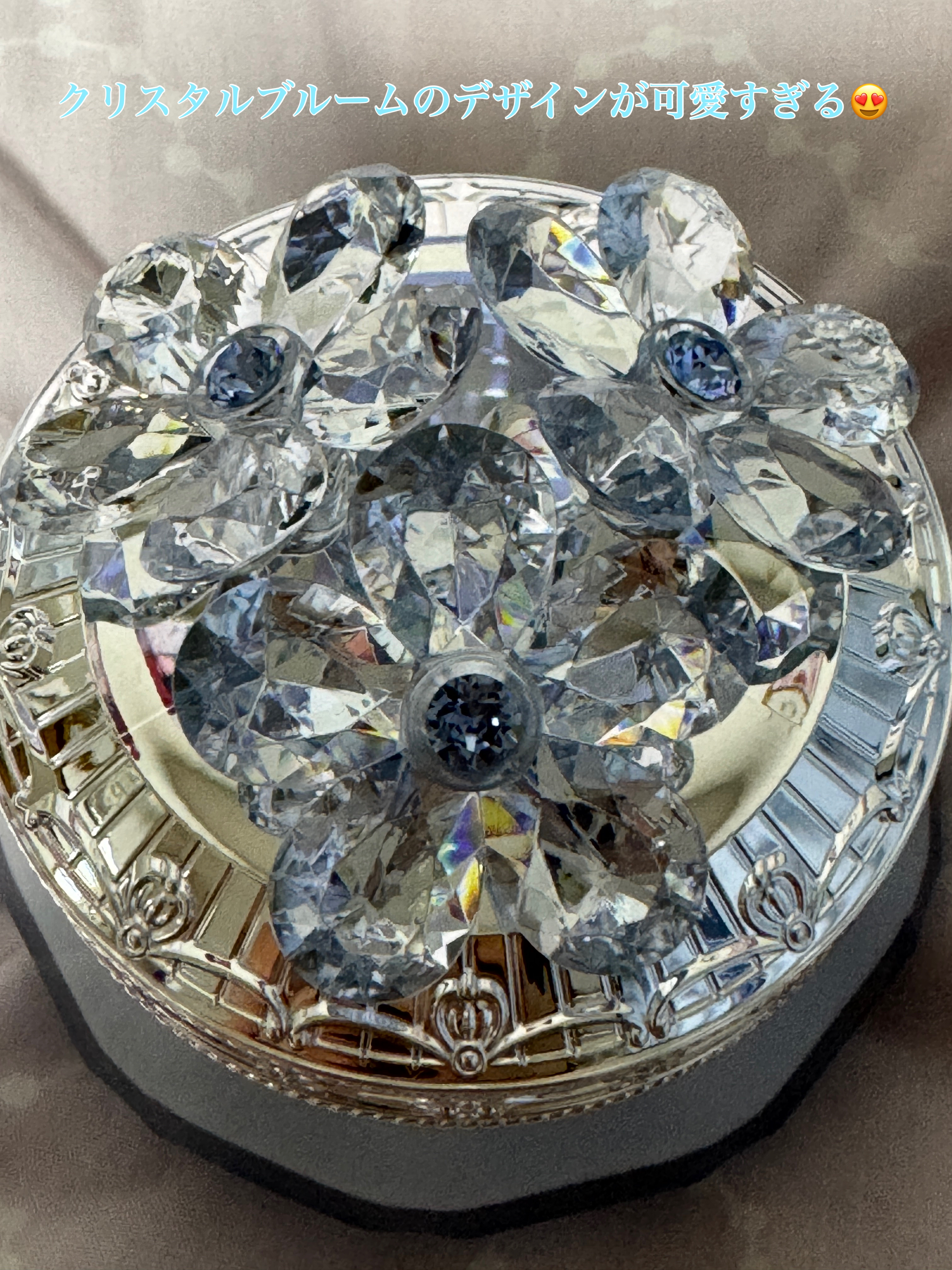 ジルスチュアート クリスタルブルーム サムシングピュアブルー パフュームドボディクリーム /JILL STUART/ボディクリームを使ったクチコミ（3枚目）