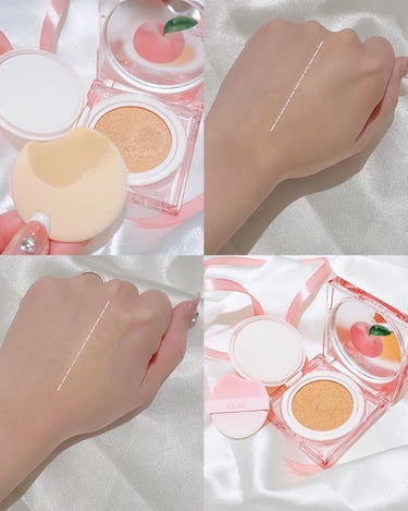 CLIO キル カバー メッシュ グロウ クッションのクチコミ「KILL COVER THE NEW 
FOUNWEAR CUSHION 🍑
#フルーツマーケ.....」（2枚目）