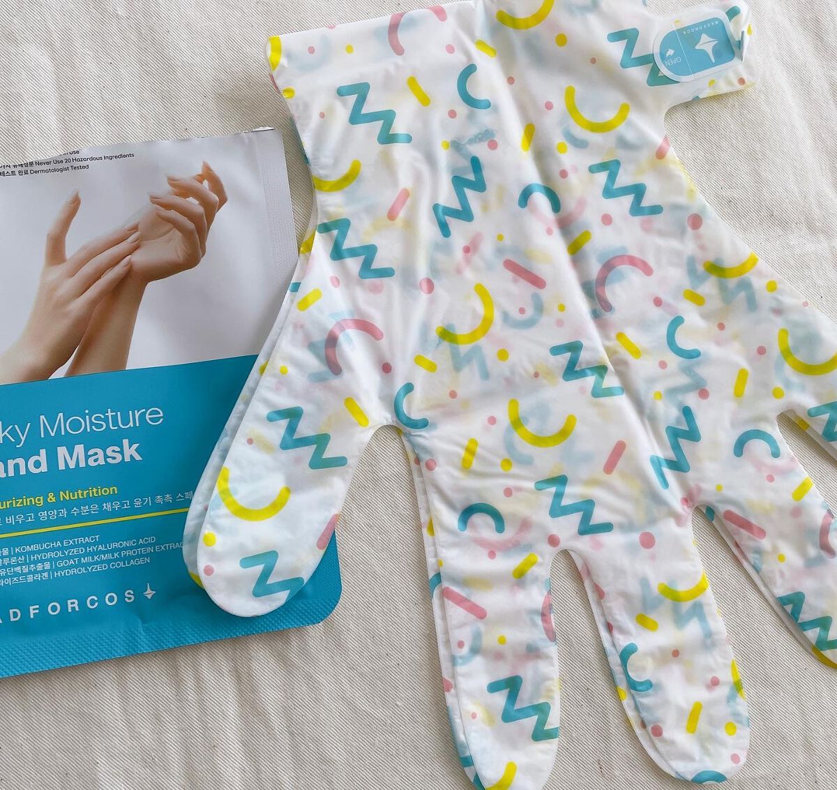 ミルキーモイスチャーハンドマスク/MADFORCOS/ハンドクリームを使ったクチコミ（2枚目）