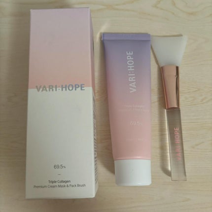トリプルコラーゲンプレミアムクリームマスク/VARI:HOPE/フェイスクリームを使ったクチコミ(1枚目)
