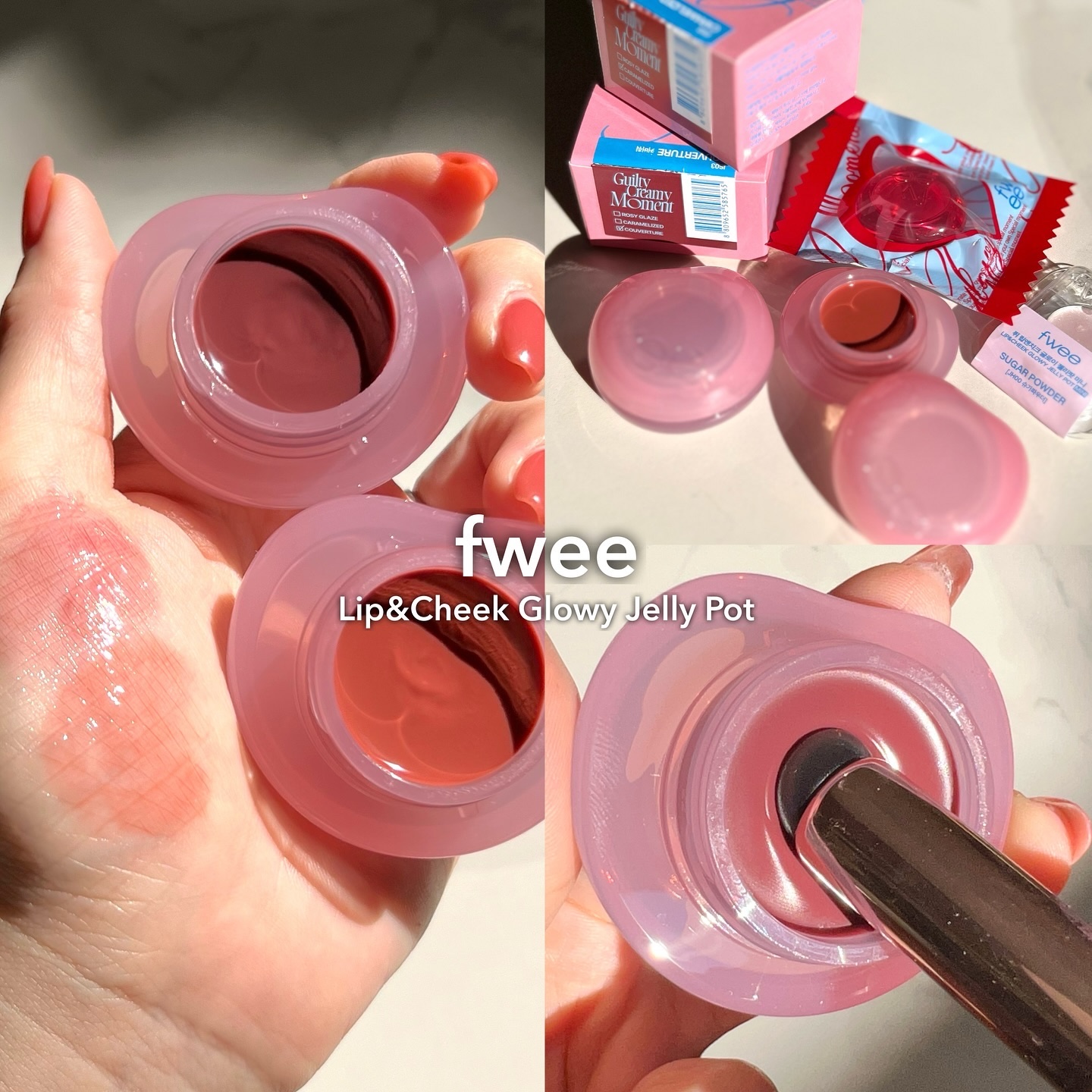 フィー リップアンドチーク グローイジェリーポット/fwee/リップグロスを使ったクチコミ（1枚目）