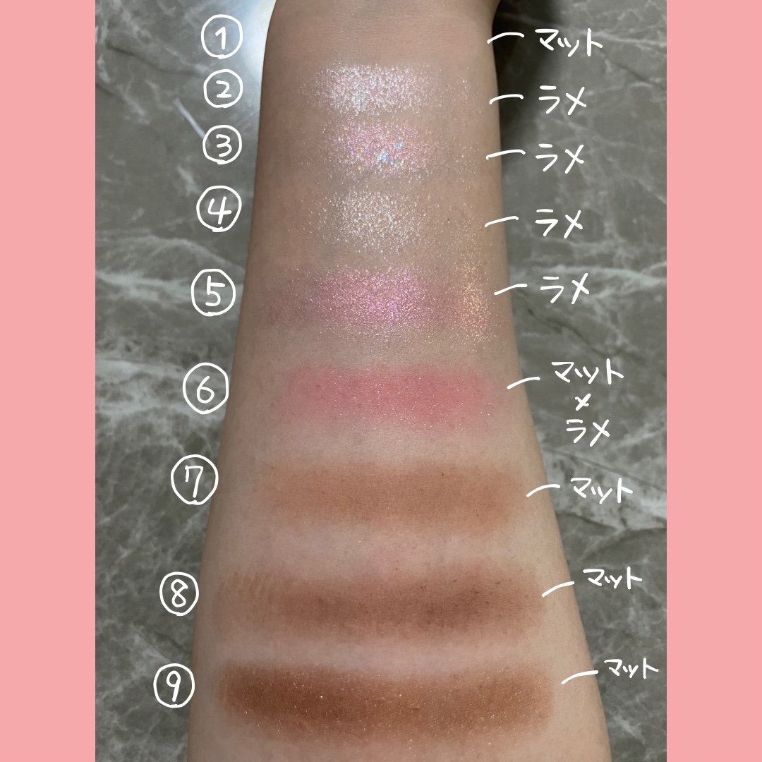 シャドウパレット 19 キャンディーベリー/dasique/アイシャドウパレットを使ったクチコミ（3枚目）