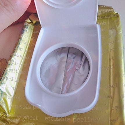 ふきとりピーリングシートN/ettusais/ピーリングを使ったクチコミ(2枚目)