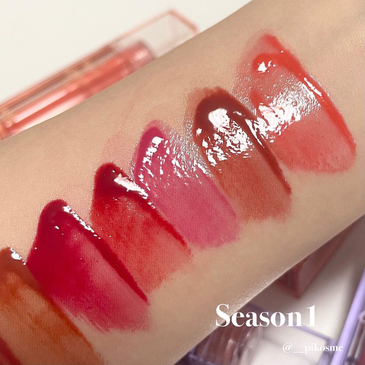 ザ ウォータリーデューティント/MERZY/リップティントを使ったクチコミ（2枚目）