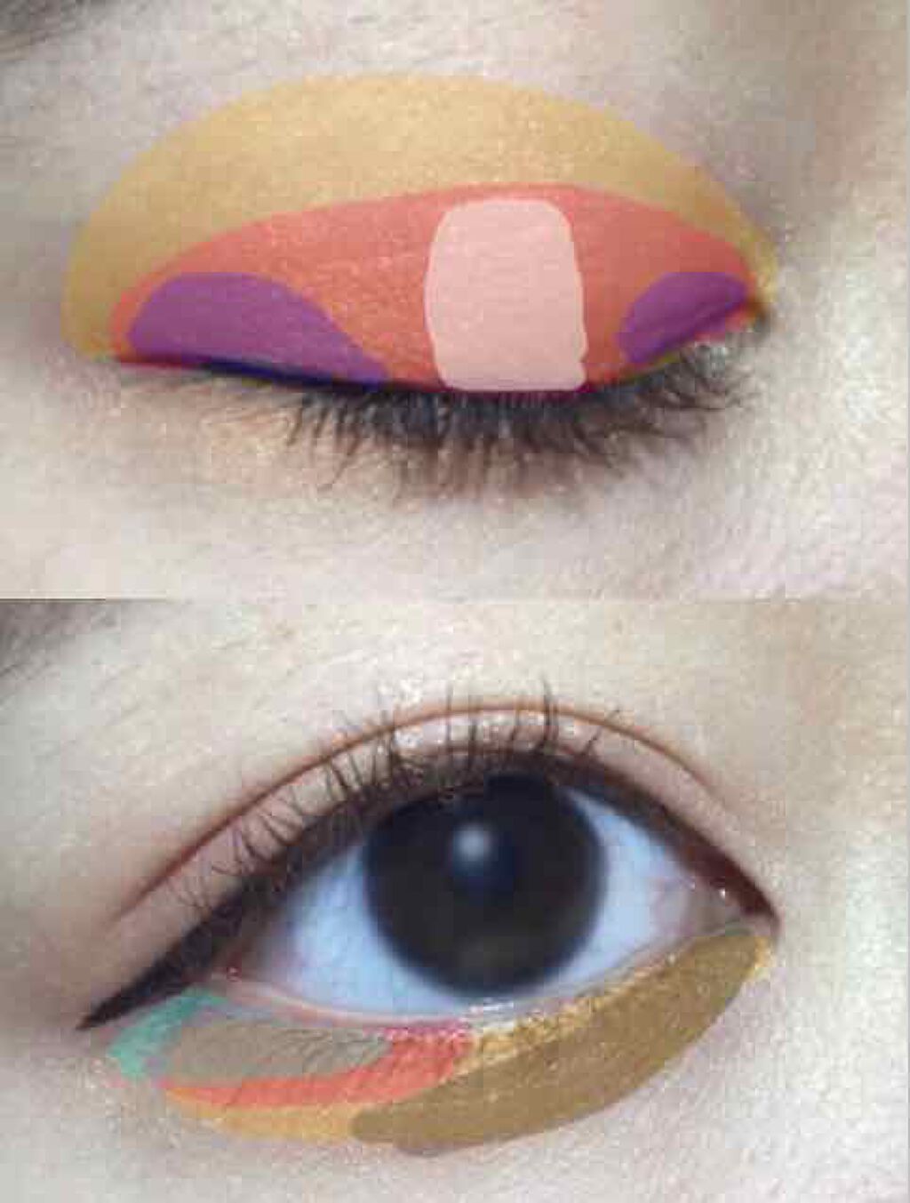 描くふたえアイライナー/CEZANNE/リキッドアイライナーを使ったクチコミ（2枚目）