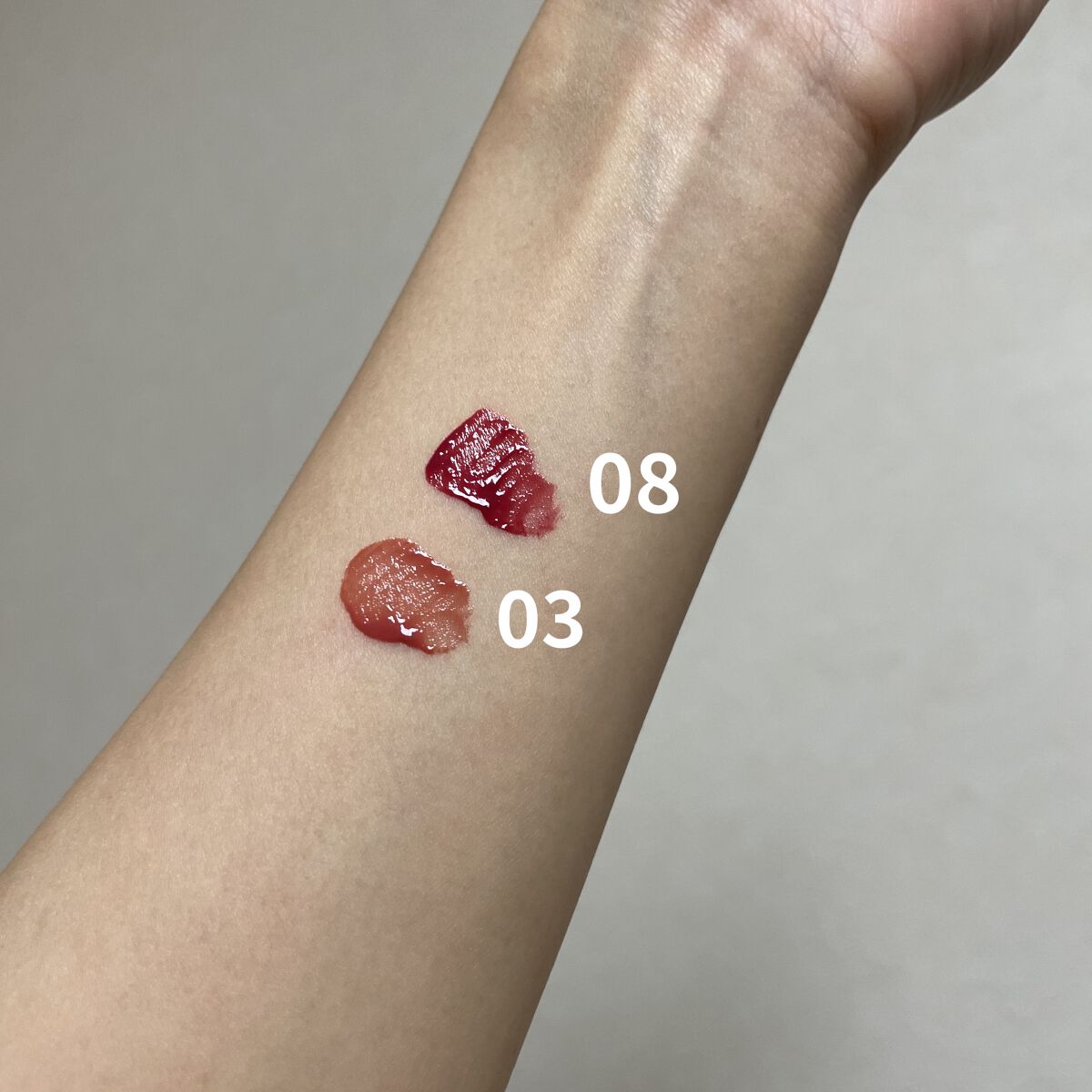 デュイフルウォーターティント/rom&nd/リップティントを使ったクチコミ（2枚目）