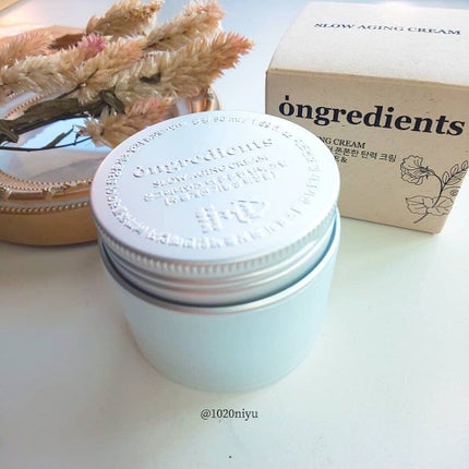 Slow Aging Cream /Ongredients/フェイスクリームを使ったクチコミ(6枚目)