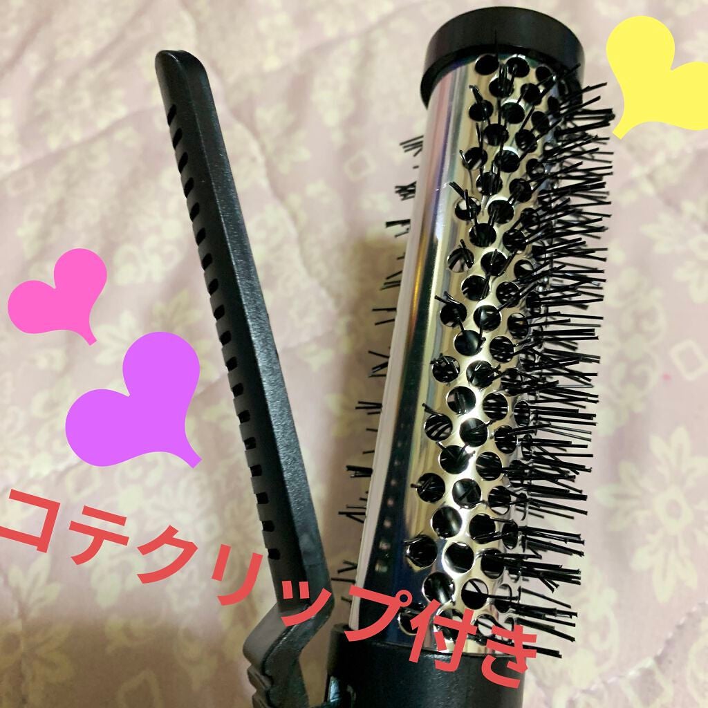 クリップ熱伝導ヘアブラシ/DAISO/ヘアブラシを使ったクチコミ(4枚目)