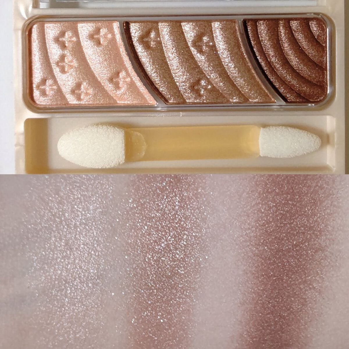 トーンアップアイシャドウ/CEZANNE/アイシャドウパレットを使ったクチコミ(2枚目)