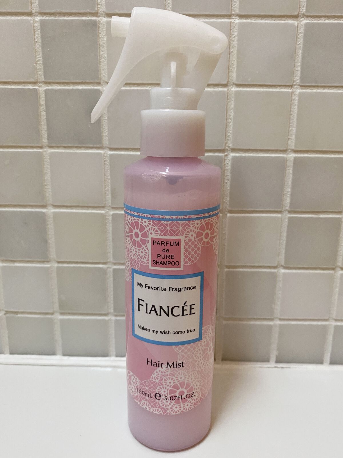 フレグランスヘアミスト ピュアシャンプーの香り/フィアンセ/ヘアミストを使ったクチコミ（1枚目）
