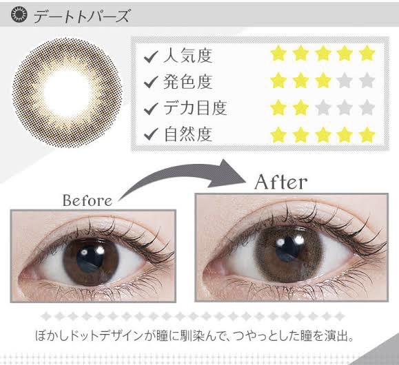 TOPARS TORIC 1day/TOPARDS/ワンデー（１DAY）カラコンを使ったクチコミ（2枚目）