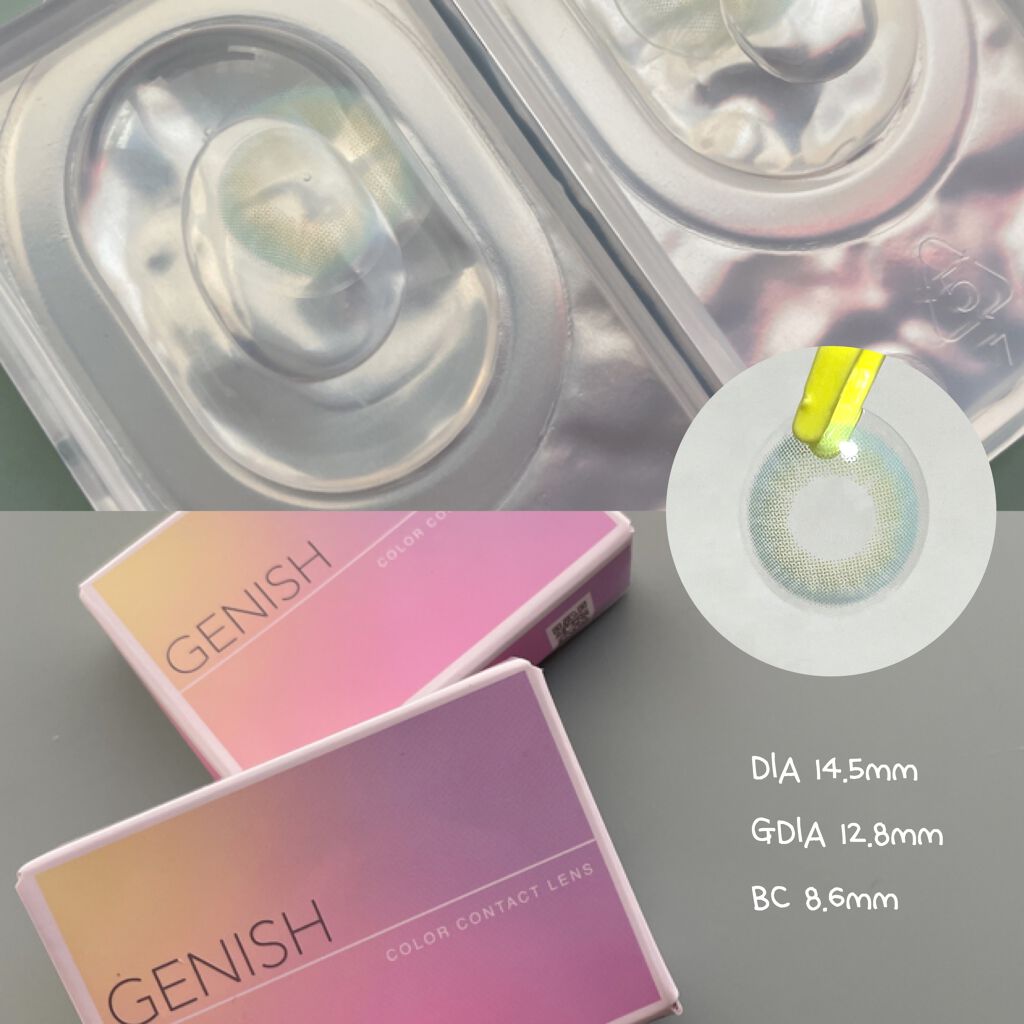GENISH/株式会社ビューフロンティア/カラーコンタクトレンズを使ったクチコミ（2枚目）