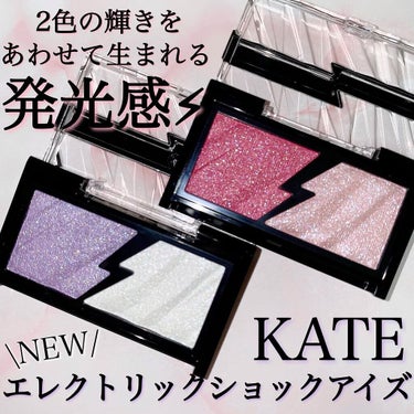 エレクトリックショックアイズ  PU-1 ライラックフラッシュ/KATE/アイシャドウパレットを使ったクチコミ（1枚目）