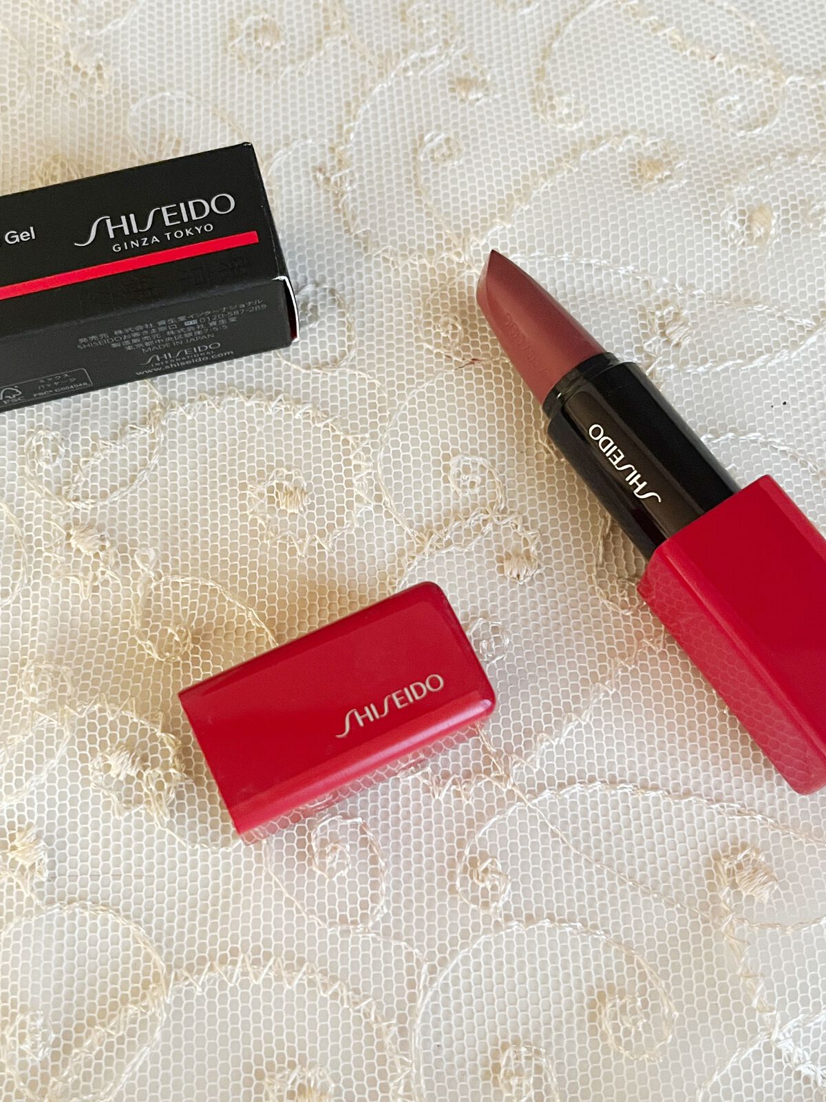 テクノサテン ジェル リップスティック 405	Playback/SHISEIDO/口紅を使ったクチコミ（1枚目）