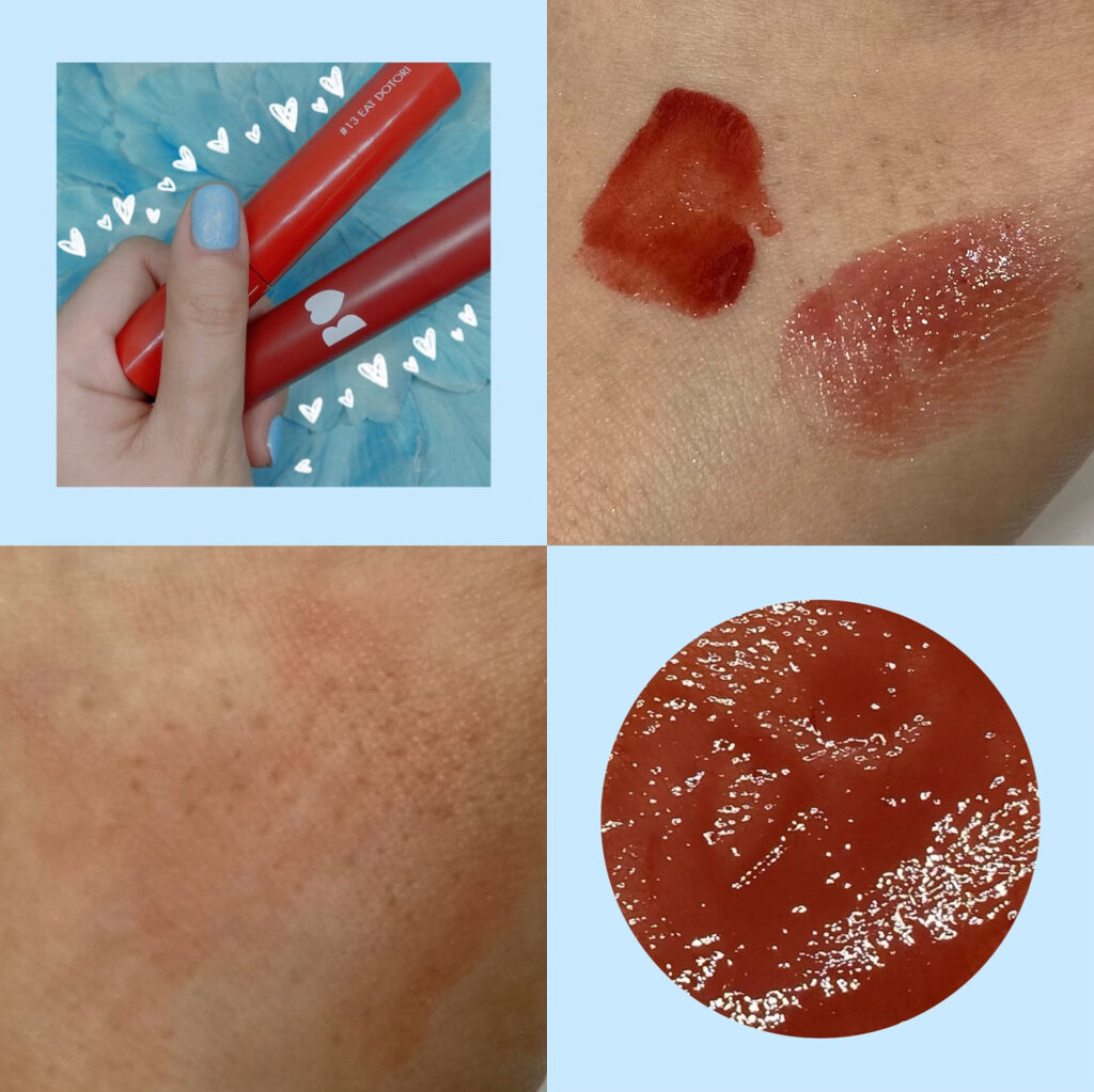 ジューシーラスティングティント/rom&nd/リップティントを使ったクチコミ（3枚目）