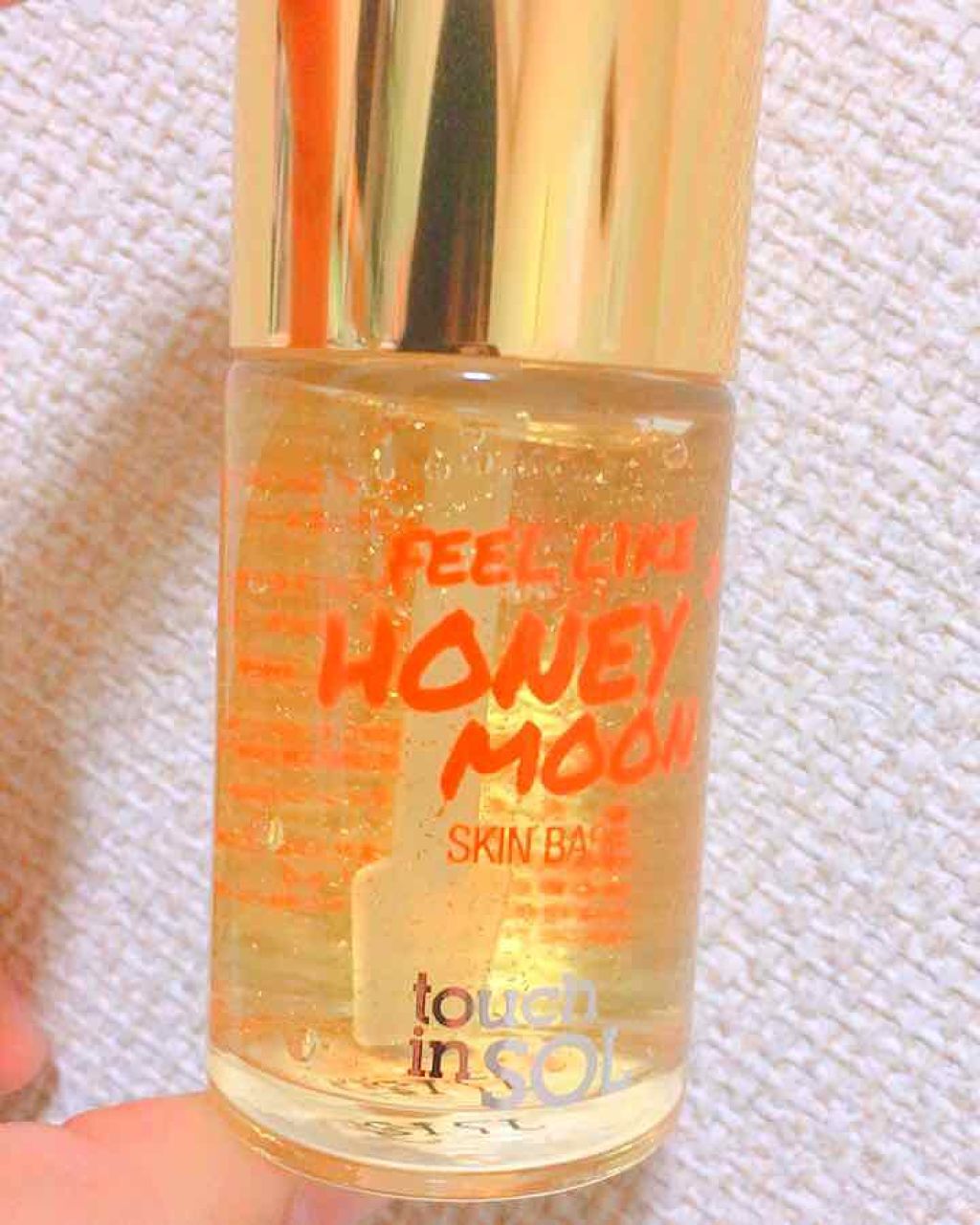 フィールライクハニームーンスキンベース/touch in SOL /化粧下地を使ったクチコミ（2枚目）