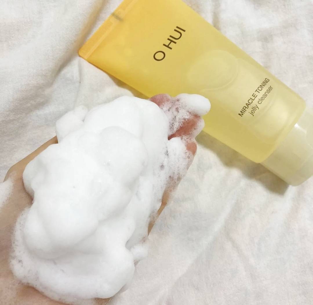 ミラクルトーニング ゼリークレンザー/OHUI/クレンジングジェルを使ったクチコミ（3枚目）