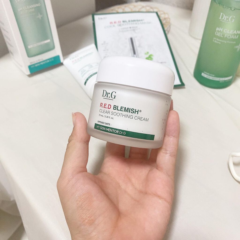 レッドB・Cスムージングクリーム/Dr.G/フェイスクリームを使ったクチコミ(2枚目)