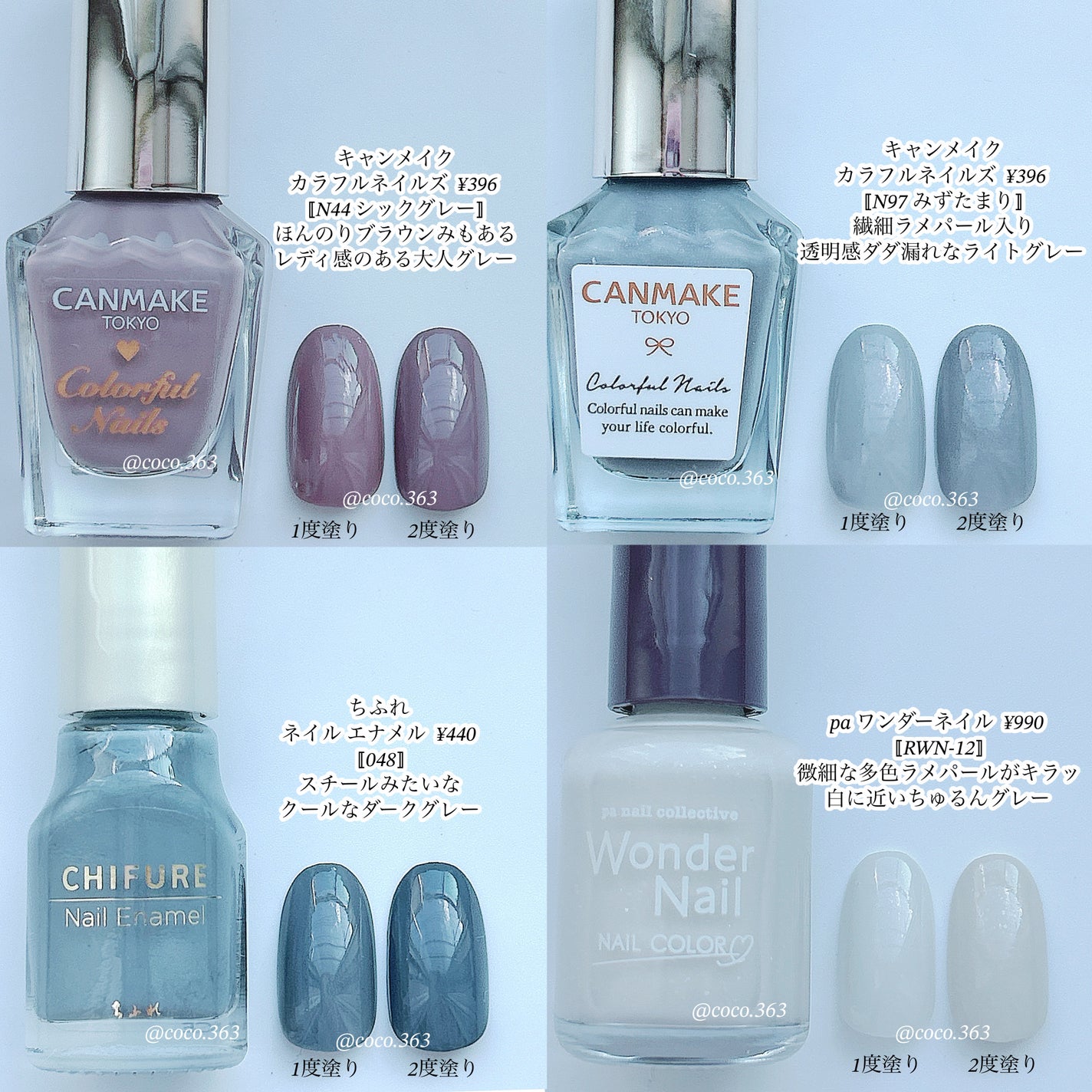 カラフルネイルズ/キャンメイク/マニキュアを使ったクチコミ(5枚目)