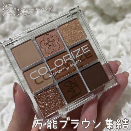 カラーライズスターリーアイズ/S2ND/アイシャドウパレットを使ったクチコミ(1枚目)