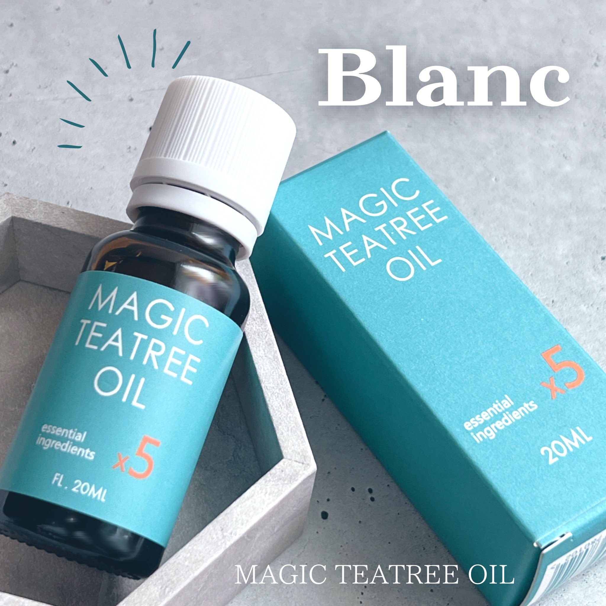 マジックティーツリーオイル/ブラン/フェイスオイルを使ったクチコミ（1枚目）